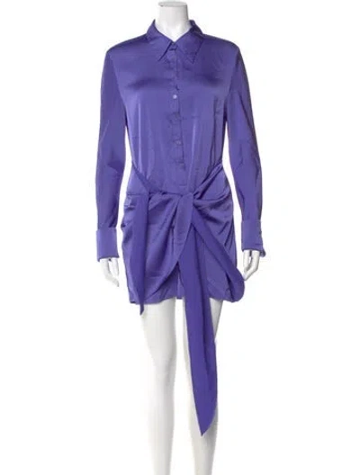 Pre-owned Rat & Boa Mini Dress In Purple