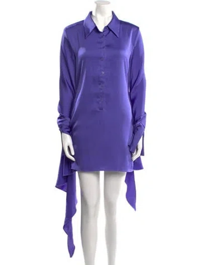 Pre-owned Rat & Boa Mini Dress In Purple