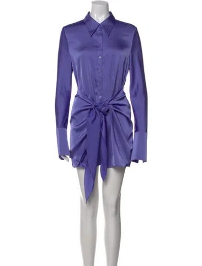 Pre-owned Rat & Boa Mini Dress In Purple