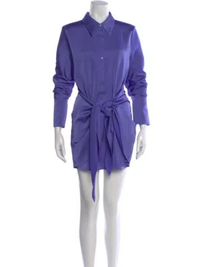 Pre-owned Rat & Boa Mini Dress In Purple