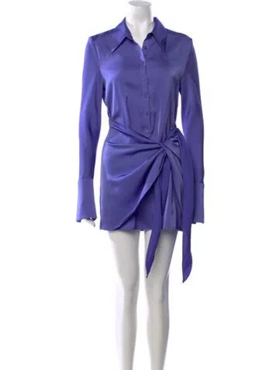 Pre-owned Rat & Boa Mini Dress In Purple