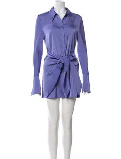 Pre-owned Rat & Boa Mini Dress In Purple
