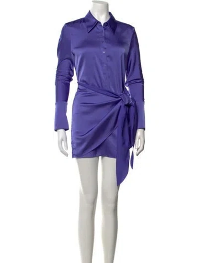 Pre-owned Rat & Boa Mini Dress In Purple