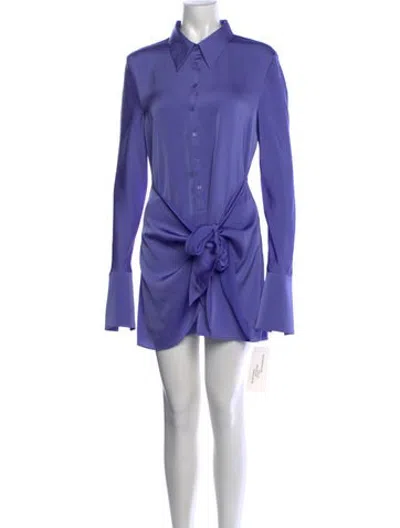 Pre-owned Rat & Boa Mini Dress In Purple