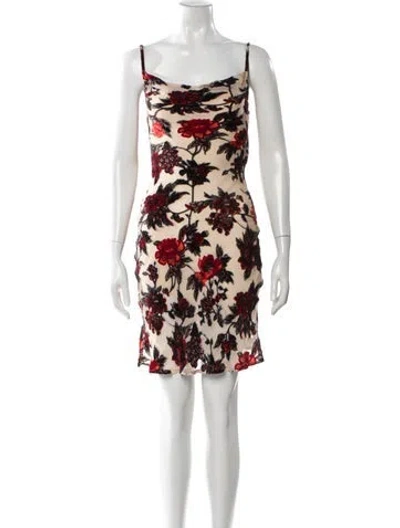 Pre-owned Rat & Boa Silk Mini Dress
