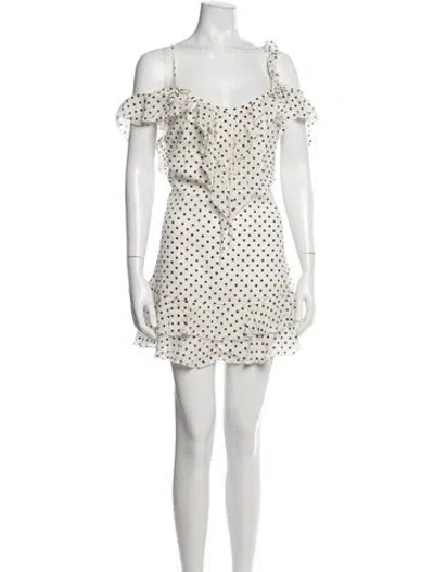 Pre-owned Rat & Boa Silk Mini Dress In Multicolor