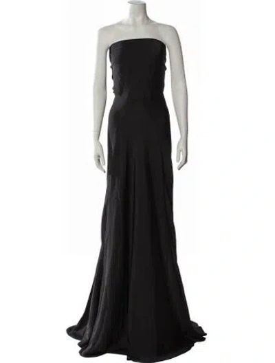 Pre-owned Rat & Boa Strapless Long Dress W/ Tags In Black