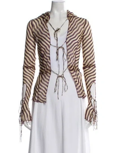 Pre-owned Rat & Boa Striped Jacket In Multicolor