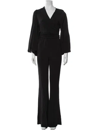 Pre-owned Rat & Boa V-neck Jumpsuit In Blue