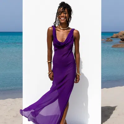 Rat & Boa Absinthe Dress In Purple
