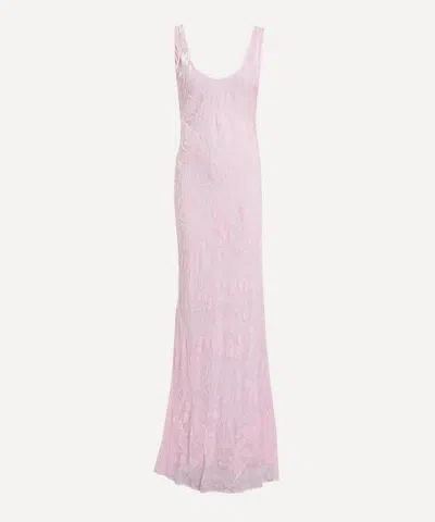Rat & Boa Women's Amaris Silk Devoree Maxi Dress