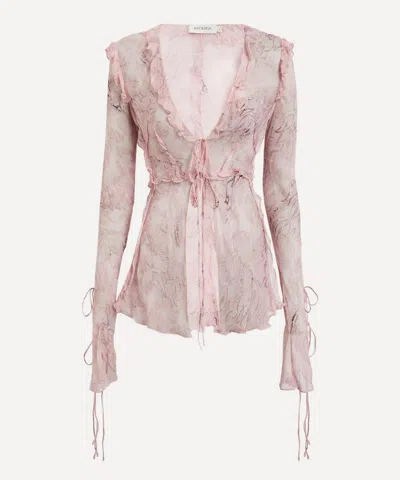 Rat & Boa Women's Cobra Pink Blouse