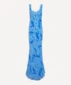 Rat & Boa Women's Inez Silk Devoree Maxi Dress
