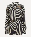 Rat & Boa Women's Rhoda Zebra Shirt Dress In Black
