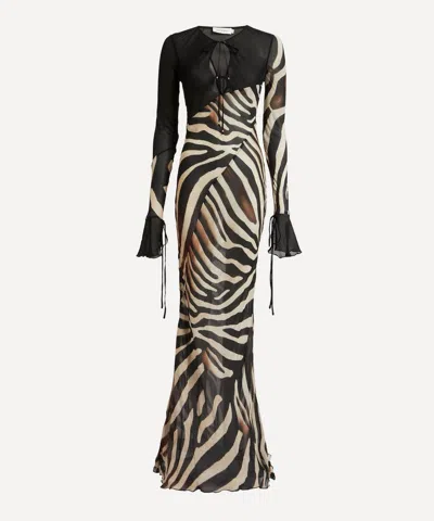 Rat & Boa Women's Sabine Zebra Maxi Dress