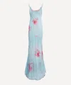 Rat & Boa Women's Sascha Blue Double-layered Maxi Dress In Blue
