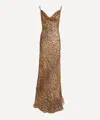 Rat & Boa Women's Valentina Silk Leopard Print Maxi Dress