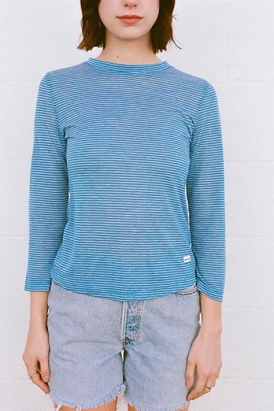 Rat Boi 3/4 Sleeve Top In Raspberry, Women's At Urban Outfitters In Blue