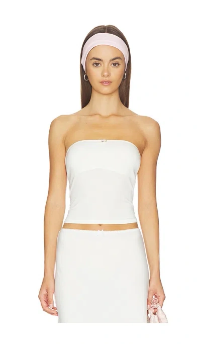Rat Boi Contour Tube Top In White