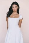 Rat Boi Dream Dress In Cloud, Women's At Urban Outfitters In White