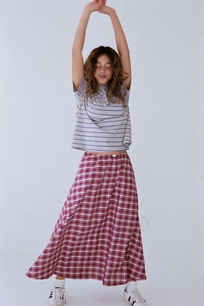 Rat Boi Dream Maxi Skirt In Azalea, Women's At Urban Outfitters In Pink
