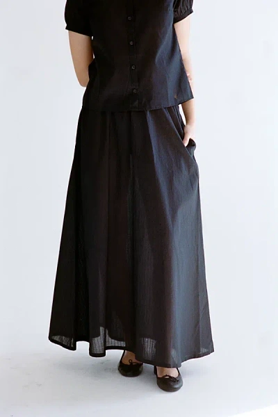 Rat Boi Dream Maxi Skirt In Onyx Dobby, Women's At Urban Outfitters In Black