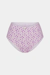Rat Boi High Rise Lace Trim Undie In Iris, Women's At Urban Outfitters