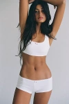 Rat Boi Lace Trim Support Bra In Cloud, Women's At Urban Outfitters