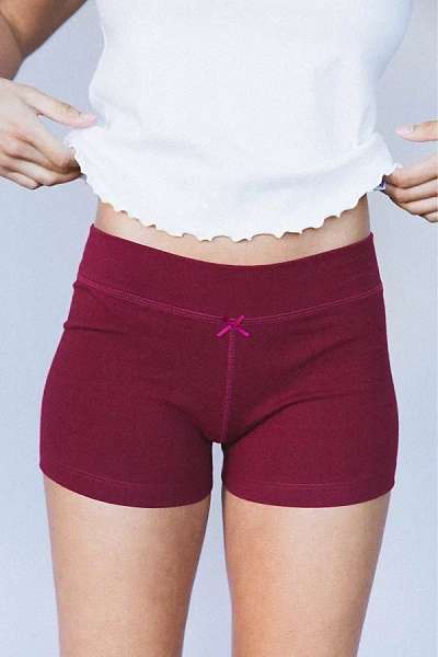 Rat Boi Lounge Bike Short In Bordeaux, Women's At Urban Outfitters