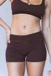 Rat Boi Lounge Bike Short In Mocha, Women's At Urban Outfitters In Mocha