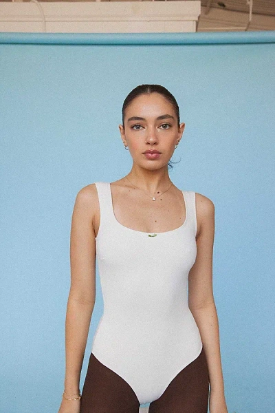 Rat Boi Perfect Scoop Bodysuit In Body Butter, Women's At Urban Outfitters