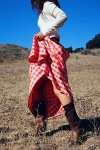 Rat Boi Plaid Dream Maxi Skirt In Palaka Cherry, Women's At Urban Outfitters