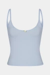 Rat Boi Scoop Back Lace Trim Cami In Baby Blue, Women's At Urban Outfitters