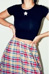 Rat Boi Stargirl Baby Tee In Onyx, Women's At Urban Outfitters
