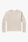 Rat Boi Striped Skate T-shirt Top In Ecru, Women's At Urban Outfitters In Neutral