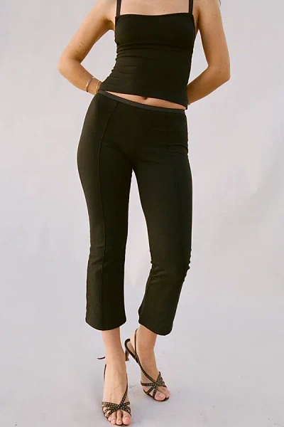 Rat Boi Tailored Crop Pant In Onyx, Women's At Urban Outfitters In Green
