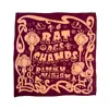 Rat Des Champs Women's Purple / Orange  X Pinky Vision Scarf Plum In Red