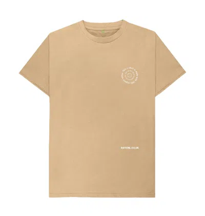 Ration.l Men's Neutrals R Truth Organic T-shirt - Sand