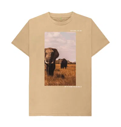 Ration.l Men's Neutrals We R Kind To Animals Organic T-shirt - Sand