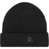 Ration.l Men's R. Organic Beanie Mercury Black In Black