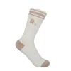 Ration.l Men's Sunny Sand Organic White Socks In White