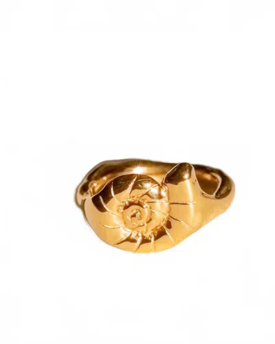 Rauw Women's We Are The Sea Ring In Gold Vermeil