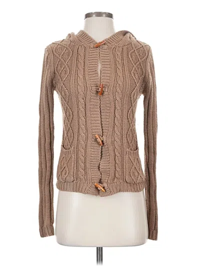 Pre-owned Rave Cardigan Sweater In Tan