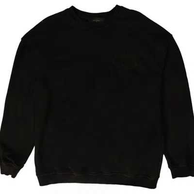 Rave On Trend Women's Black Club Crewneck