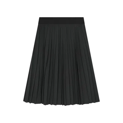 Rave On Trend Women's Black Pleated Skirt Summer New Classic - Regular