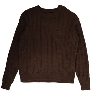 Rave On Trend Women's Cable Knit - Brown