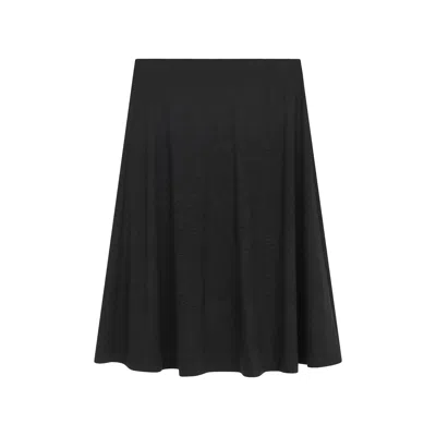 Rave On Trend Women's Classic Black Skirt - Regular