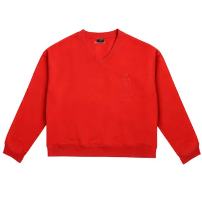 Rave On Trend Women's Classic Crew Alpine Red