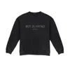 Rave On Trend Women's Denim Wash Crew In Black In Black
