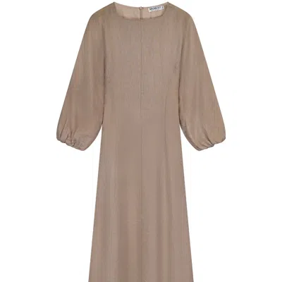 Rave On Trend Women's Linen Dress - Neutrals